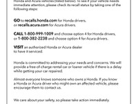 米ホンダ、タカタ製エアバッグのリコール作業促す大規模広告 画像