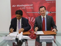 マダガスカル航空、ATR最新機材3機を購入…受領は17年以降 画像