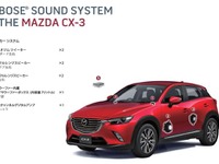 【マツダ CX-3 試聴】シンプルながら低音＆バランスも見事な、BOSEシステム…青山尚暉 画像