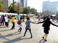 「震災の記憶を風化させない」 日比谷公園で“つながる輪” 画像