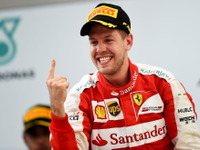 【F1 マレーシアGP】ベッテル今季初優勝、フェラーリ1年10か月ぶりの勝利 画像