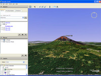「Google Earth 4」ベータ版公開…衛星写真の情報量が4倍 画像