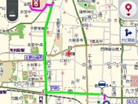 スマホ向けMapFan、対応バス路線に京都市営バス109路線を追加 画像