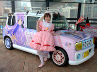 フジテレビ前を痛車が占拠！　ハロウィンまで待ちきれず新イベント 画像