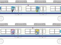 東武、亀戸線でスカイツリー3周年のラッピング車運行…5月1日から 画像