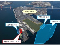 名古屋金城ふ頭、自動車輸出の主力拠点化へ向けて再編改良工事に着手 画像