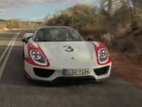ポルシェ 918スパイダー、速度無制限区間で全開走行 350km/h［動画］ 画像