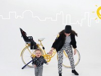 自転車に連結するベビーカー「pahoj」 画像