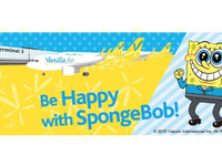 バニラエア、「スポンジ・ボブ」とコラボレーション 画像