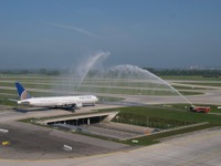 ミュンヘン空港、ヒューストン線就航1周年を祝う…ユナイテッド航空も呼応 画像