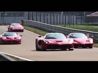 歴代フェラーリの頂点、4台がサーキットを駆ける…走る芸術［動画］ 画像