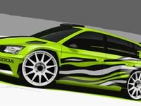 シュコダ ファビア コンビに「R5」…ラリーカーをワゴンで表現 画像