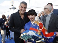 ジョージ・クルーニー、志田未来の着物に秘められたアレに感激 画像