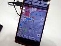 【スマートフォン＆モバイルEXPO15】ゼンリンDC、歩行者自律航法やウェアラブル対応をアピール 画像