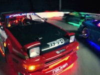 ハチロクトレノ、RX-7、シルビア…RCカー4台が華麗なドリフト［動画］ 画像