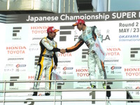 【スーパーフォーミュラ 第2戦】石浦宏明が可夢偉の追撃を振り切って初優勝 画像