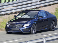メルセデスベンツ Cクラス クーペ 次期型、ワイド&ローなデザインに 画像