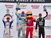 【INDYCAR 第8戦】佐藤琢磨、今季最高の2位表彰台…優勝はブルデー 画像