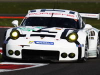 【ルマン24時間 2015】1時間経過、GTクラス ポルシェ 911 トラブルでセーフティカー 画像