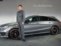 【メルセデス CLAシューティングブレーク 発表】上野社長「戦略モデルが完成した」 画像
