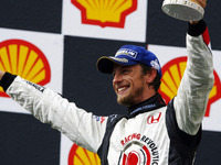 【ホンダF1】喜びのコメント---バトン「なんという一日だろう!」 画像