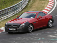 メルセデスベンツ SLK 後継の「SLC」、ニュル高速テストをキャッチ! 画像