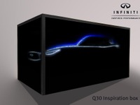 【グッドウッド15】インフィニティの新コンパクト Q30、実物大シルエットを先行公開 画像