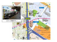 高速道路高架下を活用したオートバイ専用駐車場…東京東池袋 画像