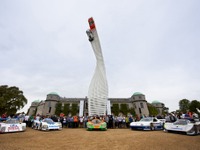 【グッドウッド15】マツダ、歴代ロータリーレーシングカーが走った 画像