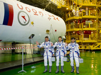 油井宇宙飛行士が搭乗するソユーズ宇宙船、打ち上げ日が正式決定 画像