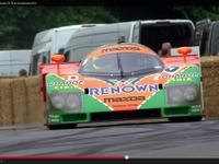 マツダ栄光のルマンマシン、787B …ロッシ選手がヒルクライム［動画］ 画像