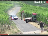 ヒュンダイ の WRC マシン、テスト中にあわや事故［動画］ 画像