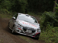 【全日本ラリー 第5戦】プジョー 208 GTi、荒れた路面に苦しみリタイア 画像