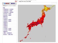 名古屋と岐阜で最高38度…全国の高温注意情報 画像