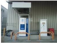 中国地方に初の水素ステーション…FCフォークリフトと燃料電池車併用型 画像