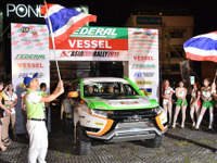 【アジアクロスカントリーラリー15】アウトランダーPHEV、車検を終えセレモニアルスタートへ 画像