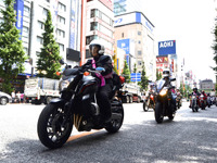 【バイクの日】レディースライダーたちのパレードに秋葉原中が注目 画像