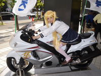 【バイクの日】ばくおん!! コスプレイヤーも登場…バイクの魅力を若者にも 画像