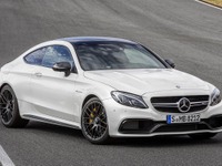 【フランクフルトモーターショー15】メルセデス Cクラス クーペ 新型に「63 AMG」…V8ツインターボは510hp 画像