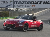 マツダ ロードスター 新型、米ラグナセカでペースカーに起用 画像