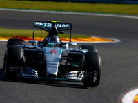 【F1 ベルギーGP】ロズベルグ、トップタイム記録もアクシデントに遭遇…フリー走行 画像