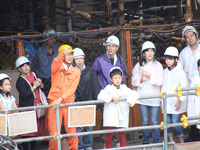 未来を見た…渋谷再開発の解体現場に親子20名が潜入ツアー 画像