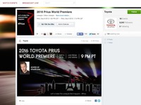 トヨタ プリウス 新型、発表の様子をライブ配信…日本時間9月9日13時 画像