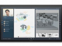 会議が楽しく!?　マイクロソフトの大画面用デバイス「Surface Hub」 画像