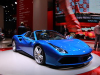 【フランクフルトモーターショー15】フェラーリ 488 に「スパイダー」登場…3.9Lターボで670ps 画像