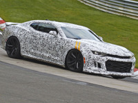 カマロ 史上最速で最強の「ZL1」次期型、ニュルを攻める 画像