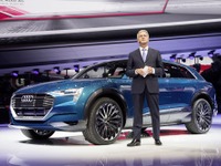 【フランクフルトモーターショー15】アウディ、新型EVを2018年初頭に市販へ…高級SUV 画像