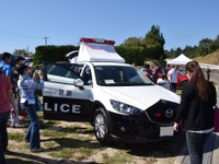 【マツダファンミーティング】高速警察隊も大満足！　CX-5 パトカー登場に会場沸く 画像