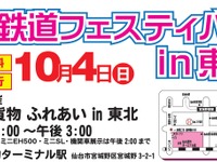 仙台貨物ターミナル駅で「鉄道フェスティバルin東北」…10月4日 画像