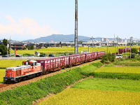 中越パルプ工業の貨物列車、「休止」で姿消す…トラック輸送に 画像